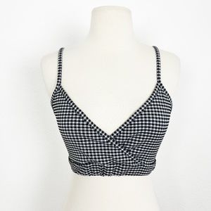 🔥Boohoo Checked Cropped tank